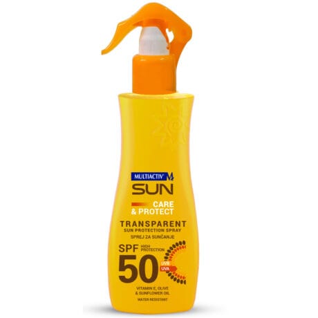 TRANSPARENTNI SPREJ ZA SUNČANJE SPF 50 SUN CARE&PROTECT