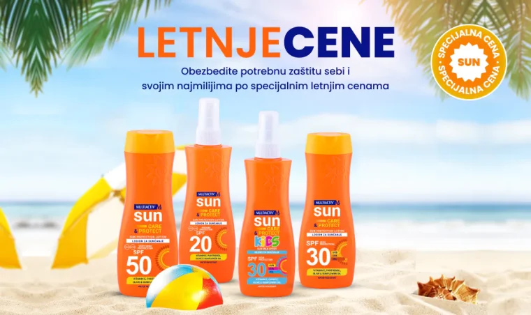 Specijalna letnja cena na Multiactiv proizvode za sunčanje!
