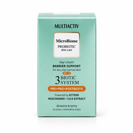 MicroBiome PROBIOTIC Skin Care dnevna krema za suvu kožu SPF 15
